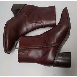 Naturalizer 27 Edit Erica Women's Lexi Square Toe Bootie Cappuccino Size 9M